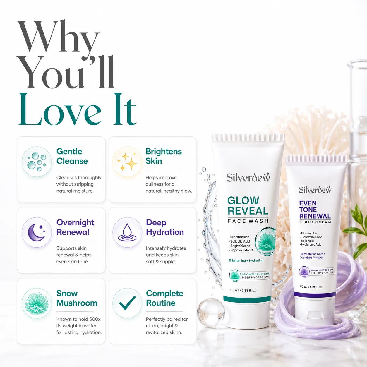 Silverdew Glow Essentials Duo