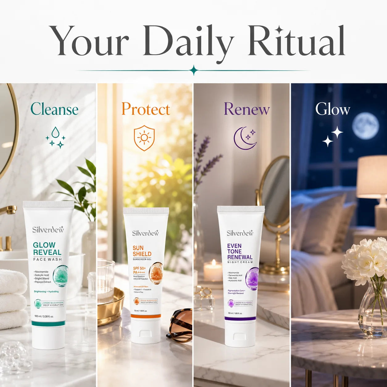 Silverdew Complete Glow Routine